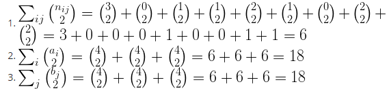 ARi ctable calcualtion